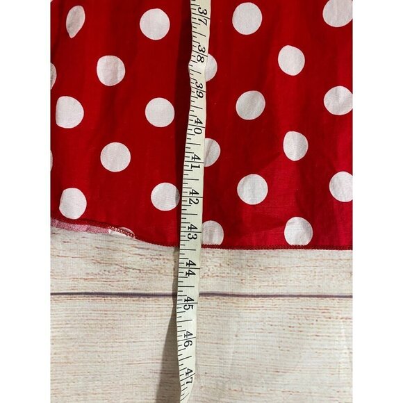 FunFash Women's Red Polka Dot Rockabilly Fit And Flare Halter Dress - 22/24 - Picture 6 of 14